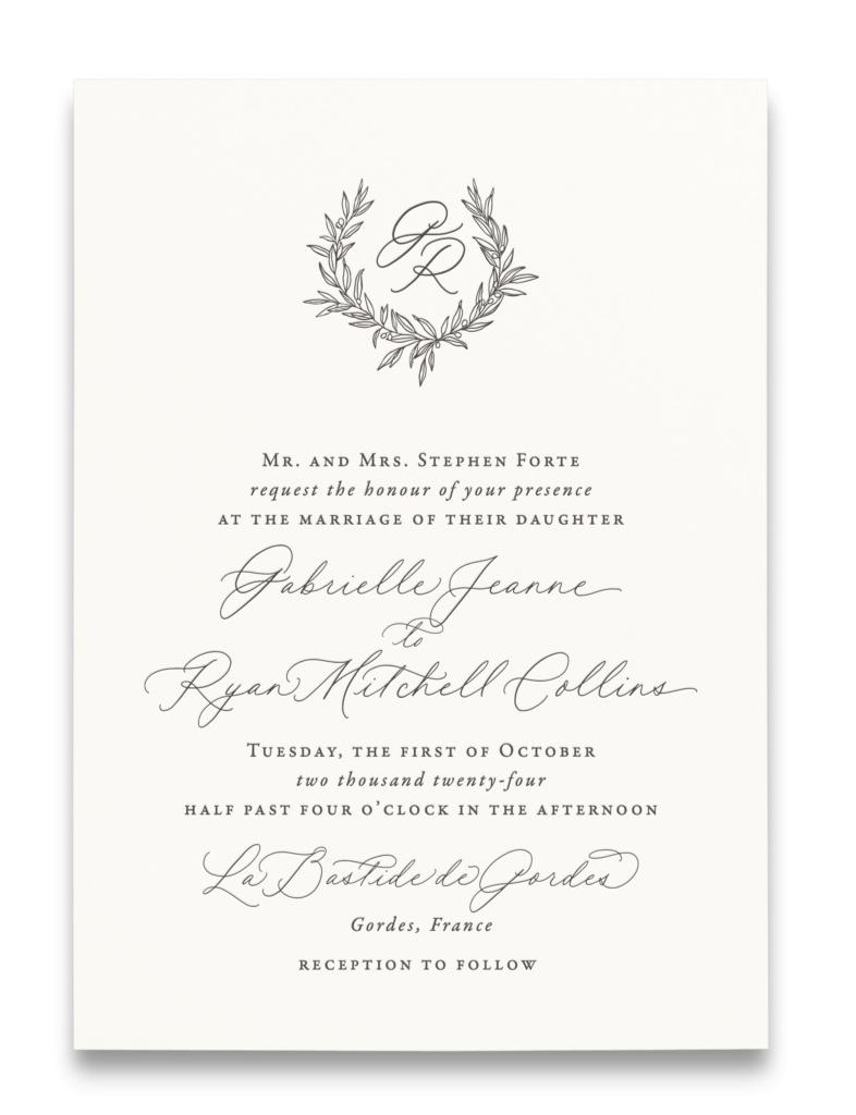 A Complete Guide To Wedding Invitation Wording Lupine Letters