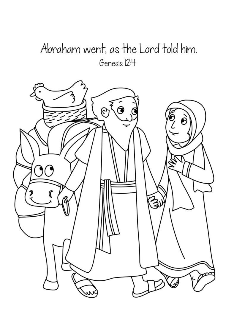 Abraham And Sarah Coloring Pages Activity Shelter Abraham And Sarah Coloring Pages Activity Shelter