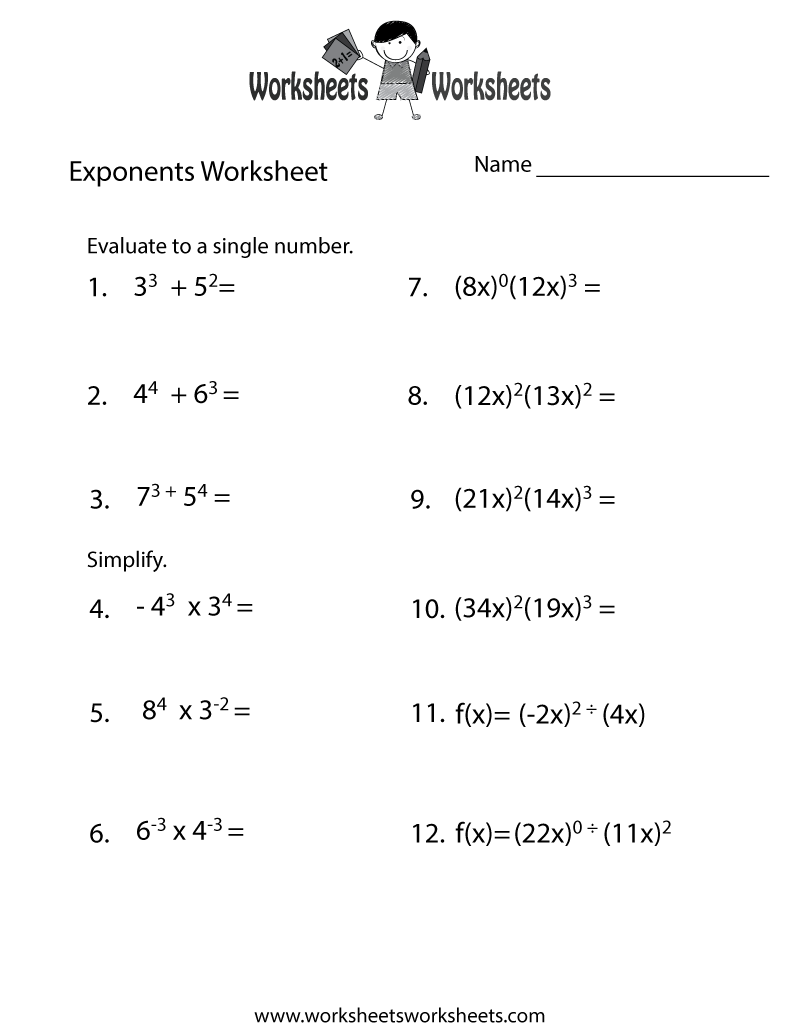 Algebra 1 Worksheets Exponents Worksheets Worksheets Library Algebra 1 Worksheets Exponents Worksheets Worksheets Library