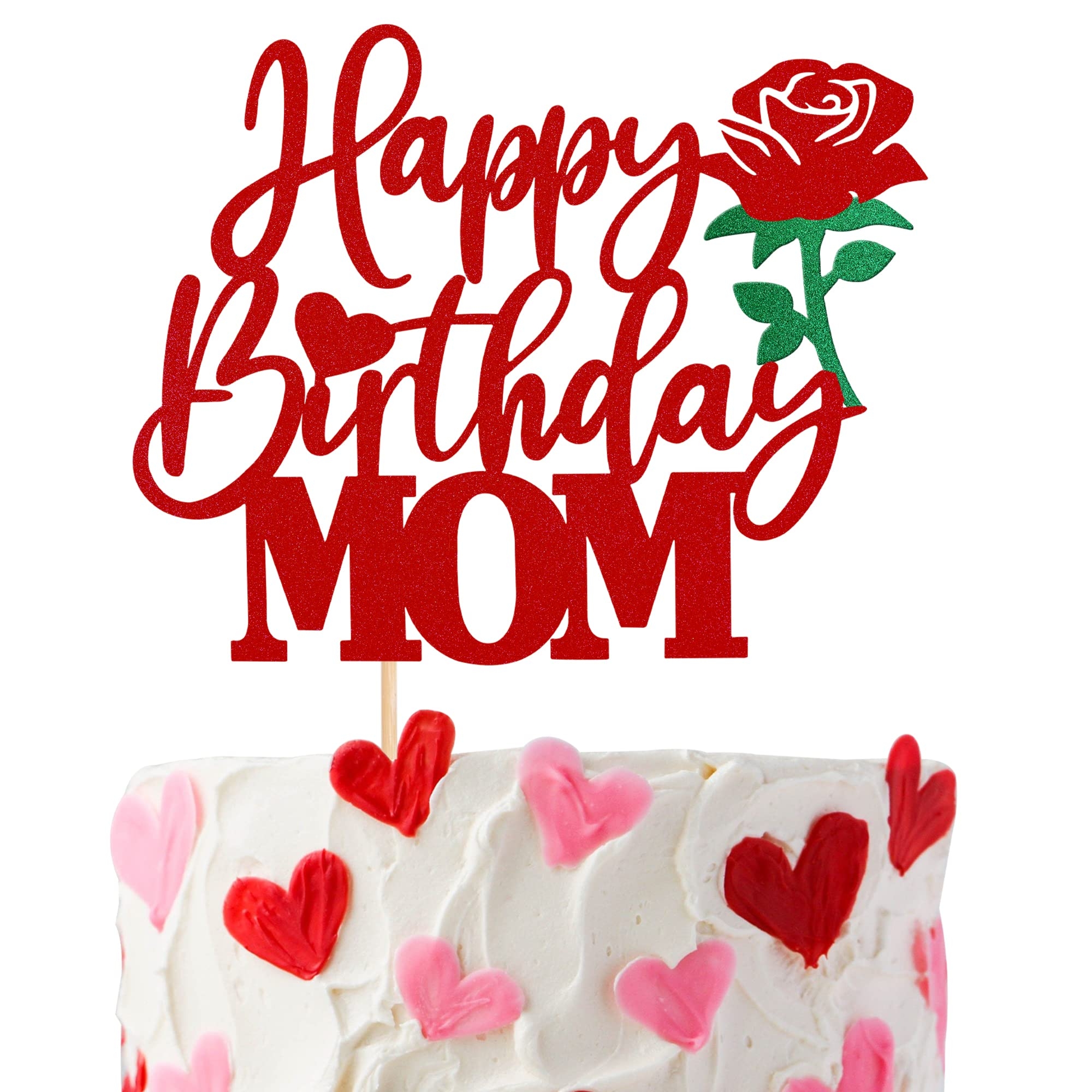 Amazon 1 PCS Happy Birthday Mom Cake Topper With Glitter Rose Flower Best Mom Love Mother Cake Pick Decorations For Happy Mother s Day Theme Women Birthday Party Supplies Red Grocery Amazon 1 PCS Happy Birthday Mom Cake Topper With Glitter Rose Flower Best Mom Love Mother Cake Pick Decorations For Happy Mother s Day Theme Women Birthday Party Supplies Red Grocery