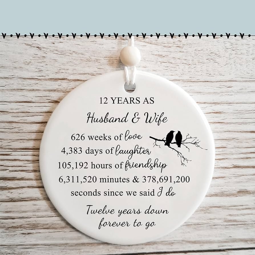 Amazon 12 Years For Couple 12th Wedding For Wife Or Husband Silk Anniversary Marriage Presents For Her Or Him Clothing Shoes Jewelry Amazon 12 Years For Couple 12th Wedding For Wife Or Husband Silk Anniversary Marriage Presents For Her Or Him Clothing Shoes Jewelry