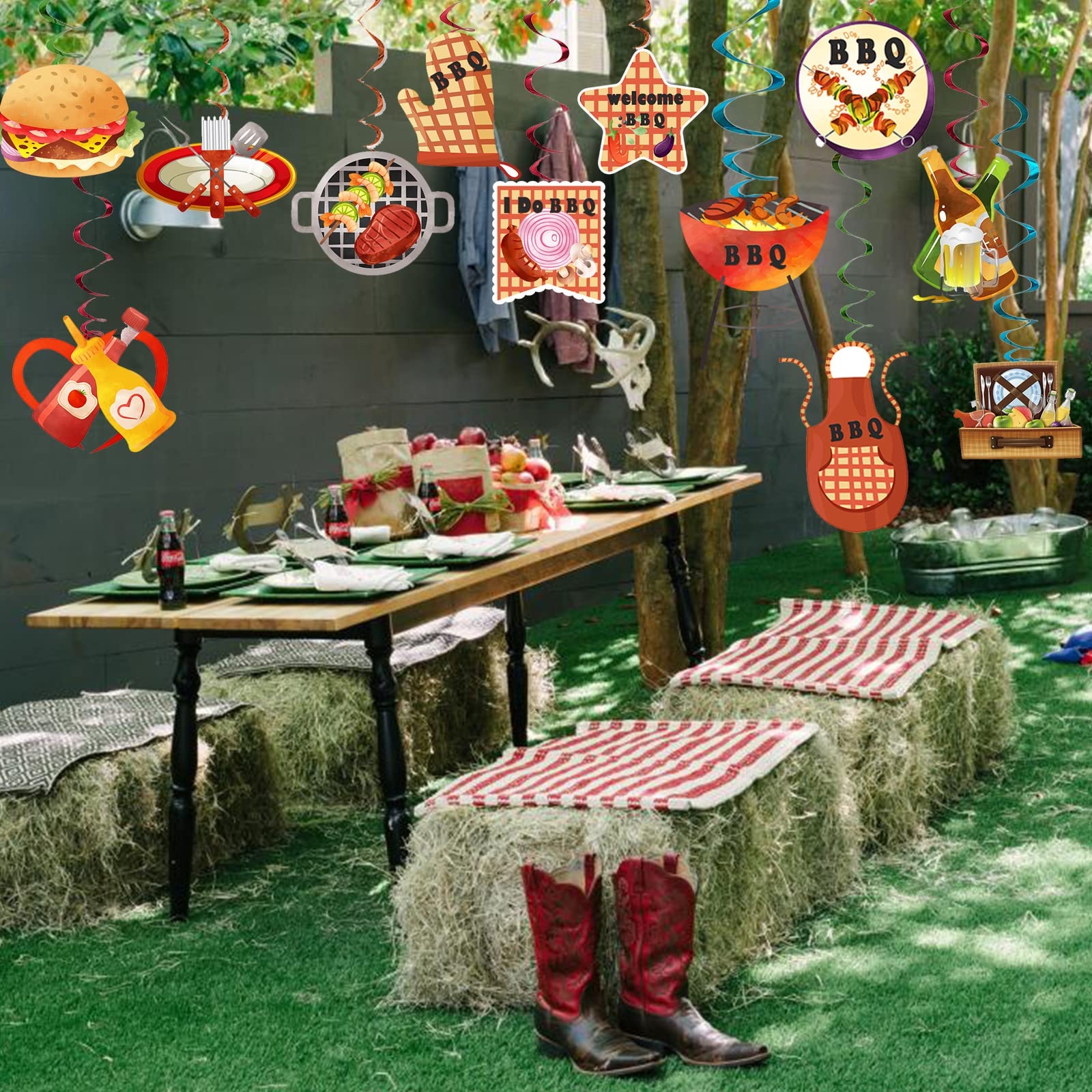 Amazon 48pcs BBQ Hanging Swirls For Backyard Summer Picnic Party Double Sided Burger Grill Hanging Party Decorations BBQ Hanging Spiral Streamers Barbecue Birthday Party Supplies Dinner Carnival Decorations Home Kitchen Amazon 48pcs BBQ Hanging Swirls For Backyard Summer Picnic Party Double Sided Burger Grill Hanging Party Decorations BBQ Hanging Spiral Streamers Barbecue Birthday Party Supplies Dinner Carnival Decorations Home Kitchen