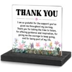 Amazon Boss Farewell Gift Appreciation Thank You Gift For Boss Mentor Teacher Goodbye Going Away Leaving Job Gifts For Women Boss Manager Leader Coworker Co Workers Decorative Signs WXZ7 Home