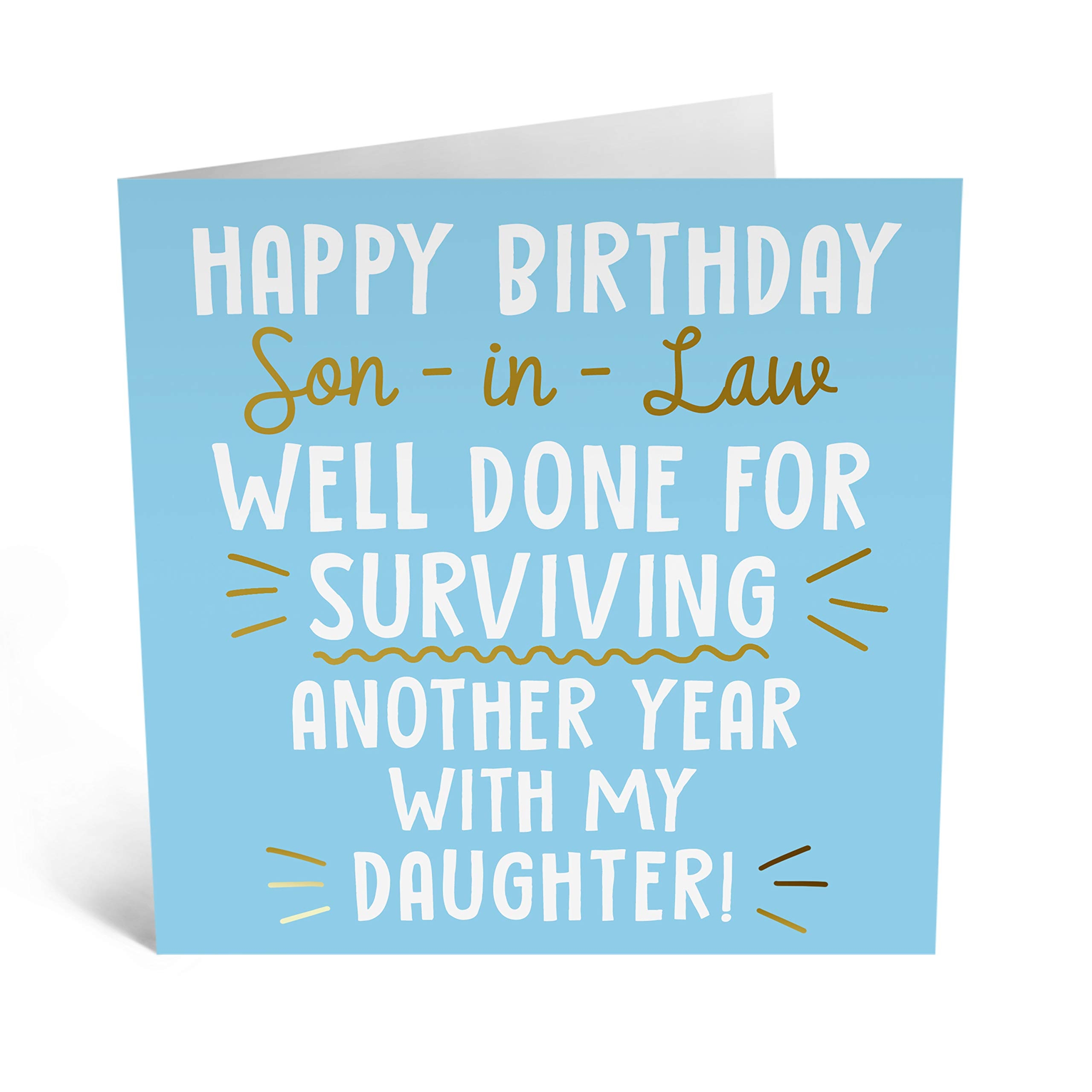 Amazon CENTRAL 23 Funny Birthday Card For Him Happy Birthday Son In Law Happy Birthday Card Son in law Birthday Card Cheeky Greeting Card For Him Comes With Fun Amazon CENTRAL 23 Funny Birthday Card For Him Happy Birthday Son In Law Happy Birthday Card Son in law Birthday Card Cheeky Greeting Card For Him Comes With Fun