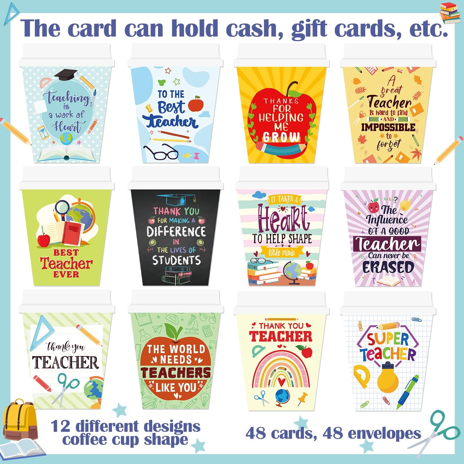 Amazon Dinifee 48 Set Coffee Gift Card Holder For Teacher Employee Appreciation Gifts Card Holder Graduation Present Coffee Cup Thank You Gift End Of Year Favors For Teacher Christmas Favors Health Amazon Dinifee 48 Set Coffee Gift Card Holder For Teacher Employee Appreciation Gifts Card Holder Graduation Present Coffee Cup Thank You Gift End Of Year Favors For Teacher Christmas Favors Health