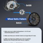 Amazon ECCPP 2PCS Change Bolt Pattern From 5x135 To 6x5 5 Conversion Wheel Adapters Lug Centric 2 5 Lug For Blackwood 2002 2003 For Ford Expedition 1997 2002 For Ford F 150 1997 2003 Automotive