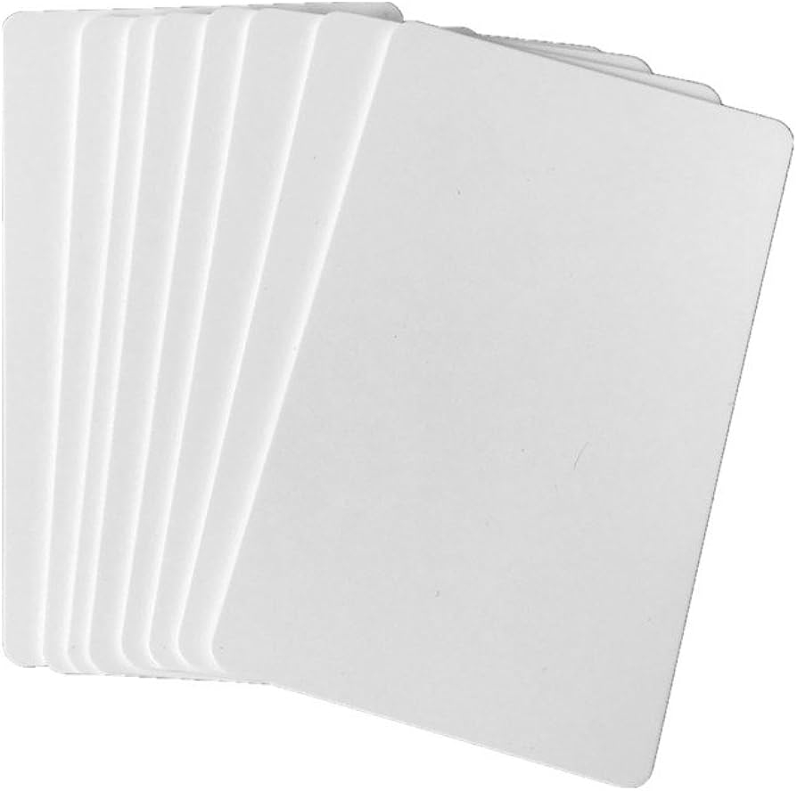 Amazon Inkjet Printable Plastic Blank PVC Card Waterproof And Double Side Printing For Inkjet Printers By XCRFID 20 Cards Office Products