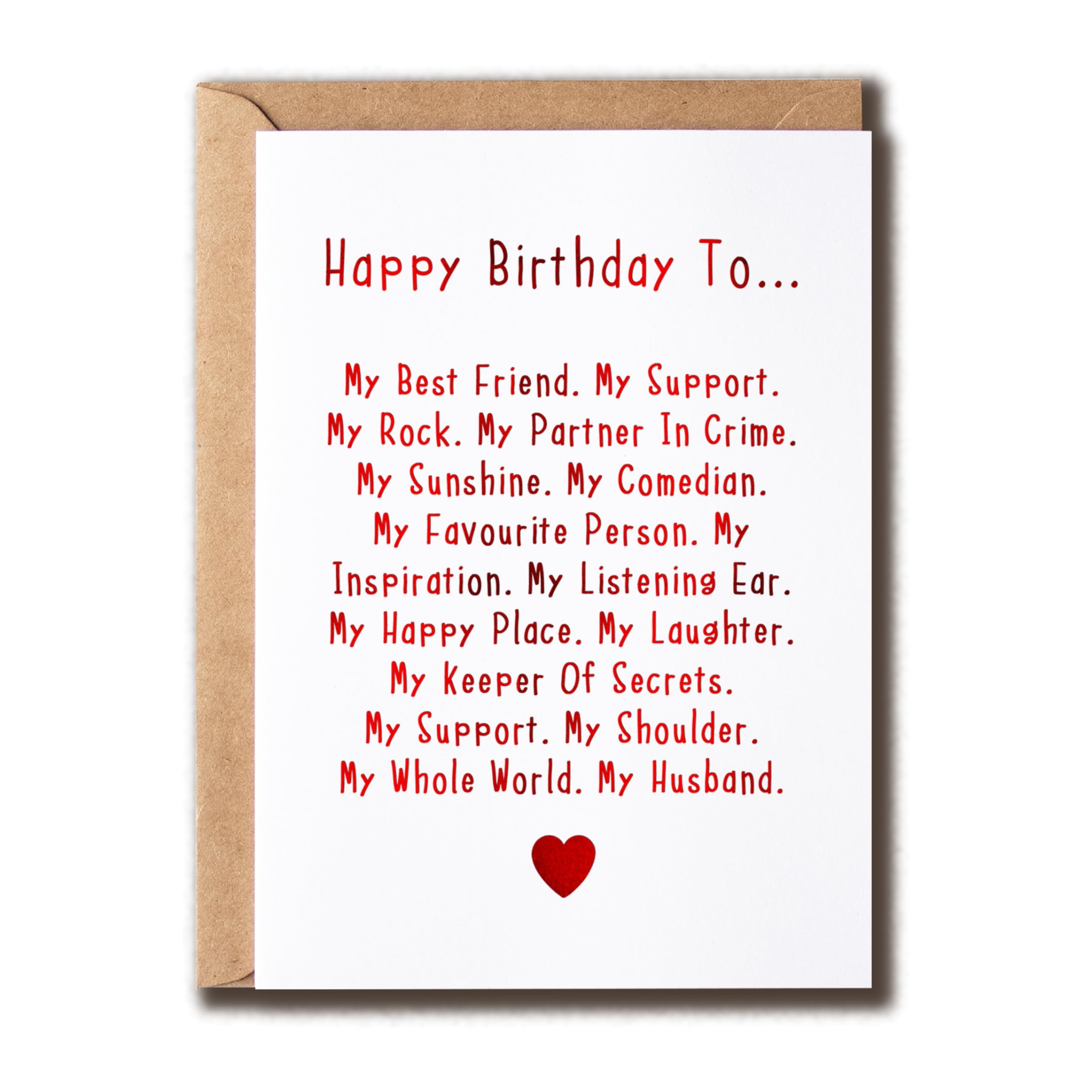 Amazon NTVShop Husband Birthday Greeting Card Funny Modern Red Letter Print Birthday Card For Husband Amazon NTVShop Husband Birthday Greeting Card Funny Modern Red Letter Print Birthday Card For Husband