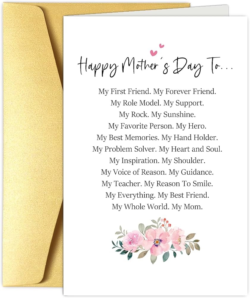 Amazon Obbyidk Poem Mother s Day Card From Daughter Son Sweet Flower Mothers Day Card For Mommy Happy Mother s Day To My Best Mom Office Products Amazon Obbyidk Poem Mother s Day Card From Daughter Son Sweet Flower Mothers Day Card For Mommy Happy Mother s Day To My Best Mom Office Products