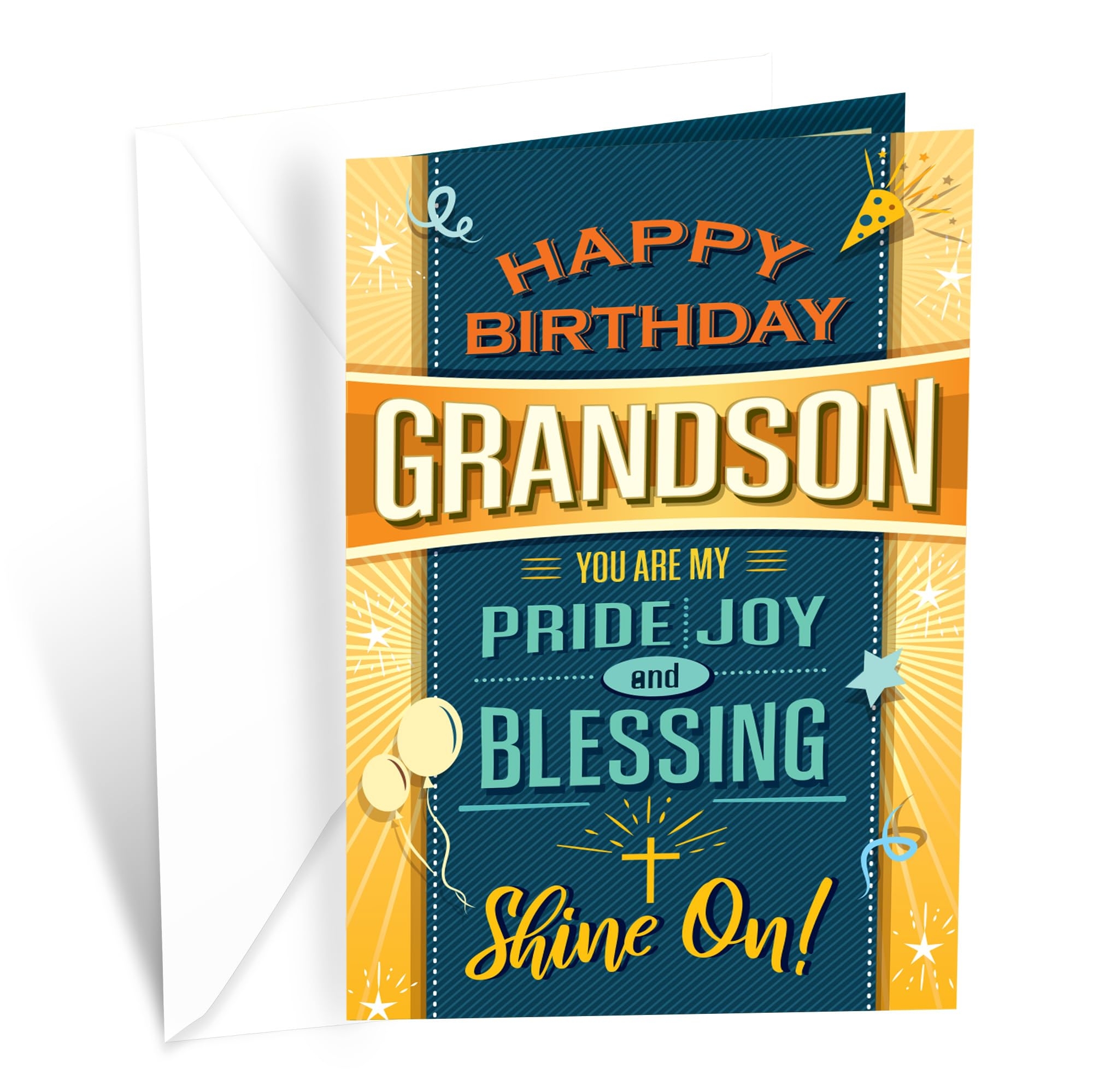 Amazon Prime Greetings Religious Birthday Card For Grandson Made In America Eco Friendly Thick Card Stock With Premium Envelope 5in X 7 75in Packaged In Protective Mailer Office Products Amazon Prime Greetings Religious Birthday Card For Grandson Made In America Eco Friendly Thick Card Stock With Premium Envelope 5in X 7 75in Packaged In Protective Mailer Office Products