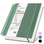 Amazon Spiral Notebook Journal 360 Pages College Ruled Notebooks Lined Thick Journals For Women Men B5 Big Spiral Notebooks With 100GSM Paper Spiral Bound Journal For Writing Work School Green 7 6 10