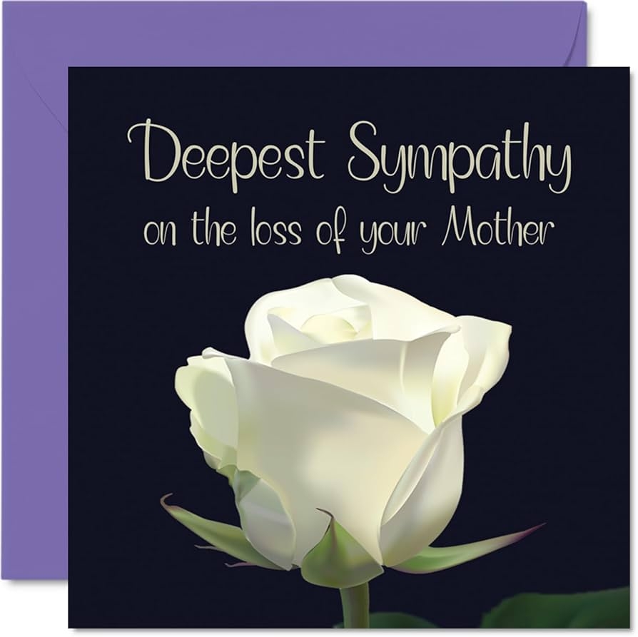 Amazon Sympathy Cards Deepest Sympathy On The Loss Of Your Mom Floral Rose Sorry Mourning Bereavement Cards For Adults 5 7 X 5 7 Inch Condolences Thinking Of You Card Flowers Amazon Sympathy Cards Deepest Sympathy On The Loss Of Your Mom Floral Rose Sorry Mourning Bereavement Cards For Adults 5 7 X 5 7 Inch Condolences Thinking Of You Card Flowers