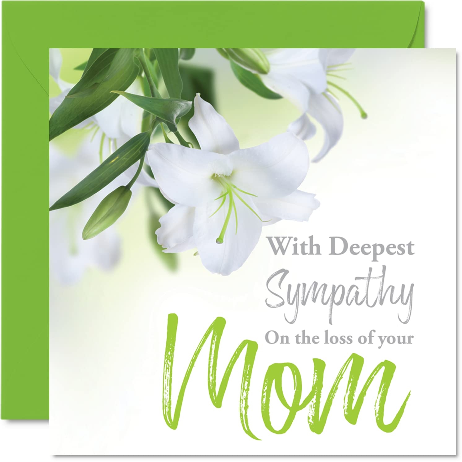 Amazon Sympathy Cards With Deepest Sympathy On The Loss Of Your Mom Card Sorry Mourning Bereavement Cards For Adults 5 7 X 5 7 Inch Condolences Thinking Of You Card Floral Amazon Sympathy Cards With Deepest Sympathy On The Loss Of Your Mom Card Sorry Mourning Bereavement Cards For Adults 5 7 X 5 7 Inch Condolences Thinking Of You Card Floral