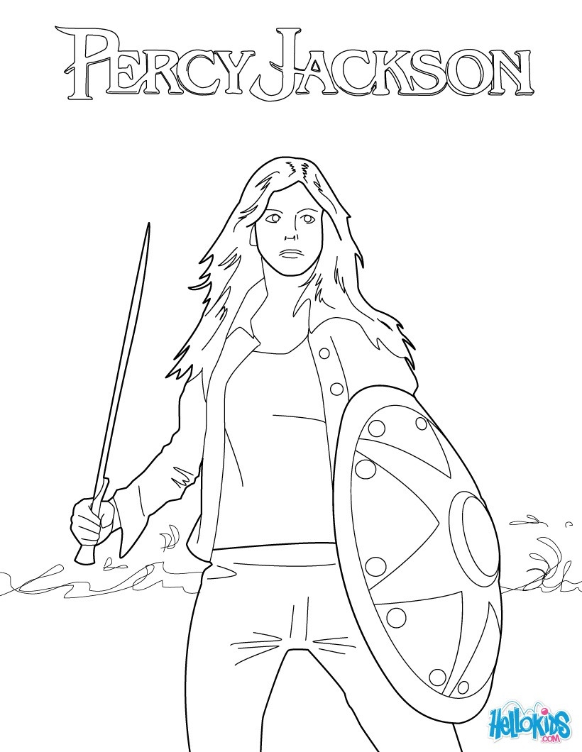 Annabeth Chase Coloring Pages Hellokids Annabeth Chase Coloring Pages Hellokids