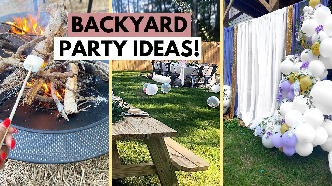 BACKYARD PARTY IDEAS Affordable Backyard Decor Fire Pit And Fun Dollar Tree Walmart YouTube BACKYARD PARTY IDEAS Affordable Backyard Decor Fire Pit And Fun Dollar Tree Walmart YouTube