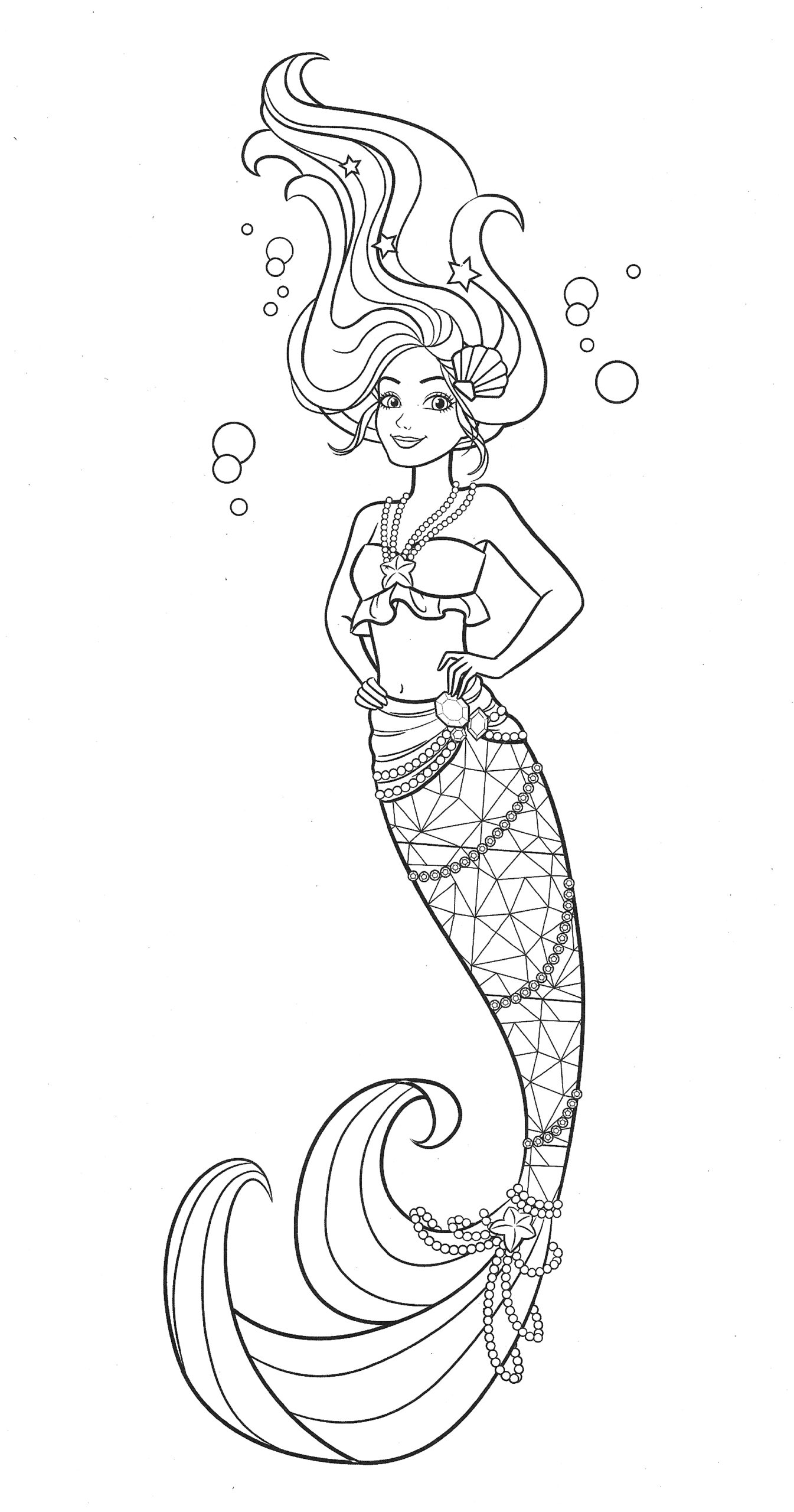 Beautiful Mermaid Barbie Coloring Pages YouLoveIt Beautiful Mermaid Barbie Coloring Pages YouLoveIt