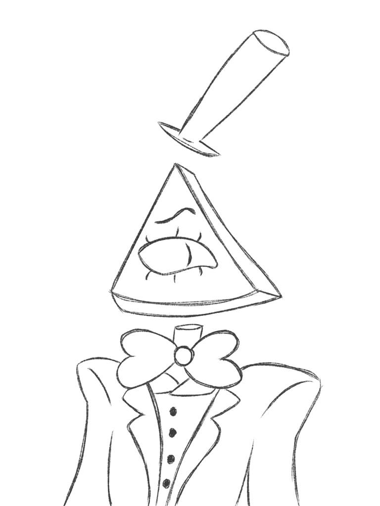bill cipher coloring page bill cipher coloring page