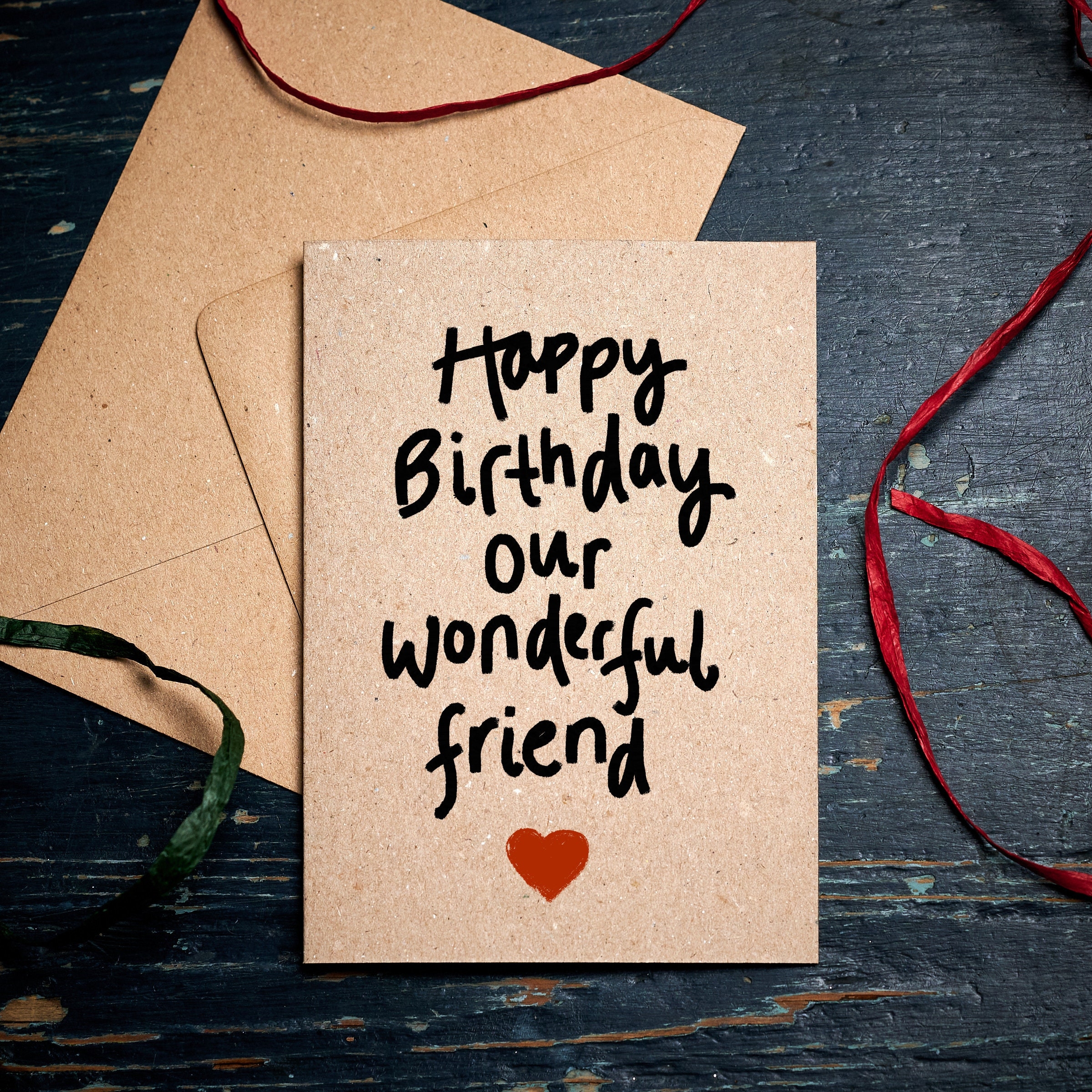 Birthday Card For Friend Happy Birthday Our Wonderful Friend Friendship Card Card From Couple Or Group For A Friend Eco Card Etsy Birthday Card For Friend Happy Birthday Our Wonderful Friend Friendship Card Card From Couple Or Group For A Friend Eco Card Etsy