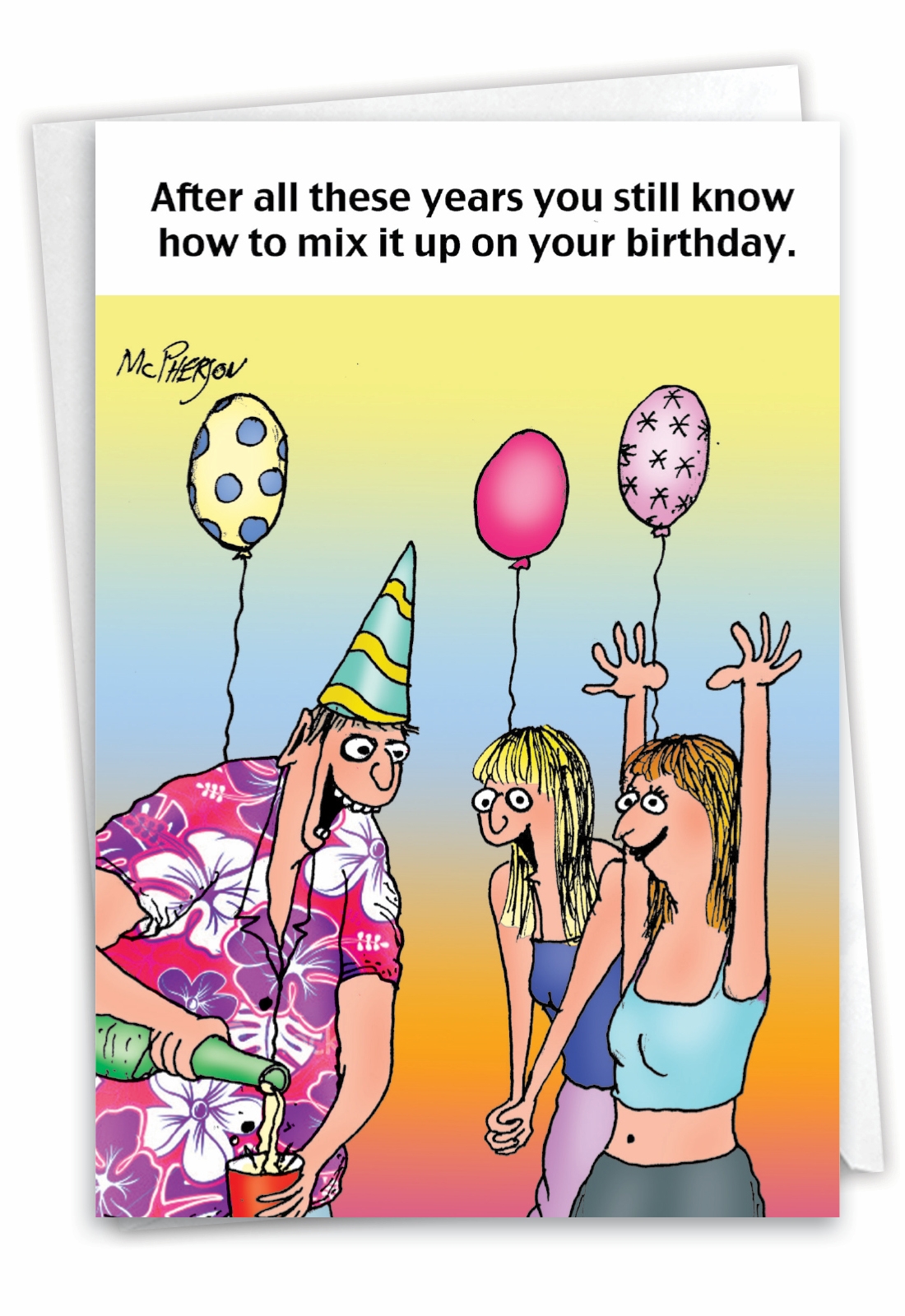 Birthday Mix Humor Birthday Greeting Card