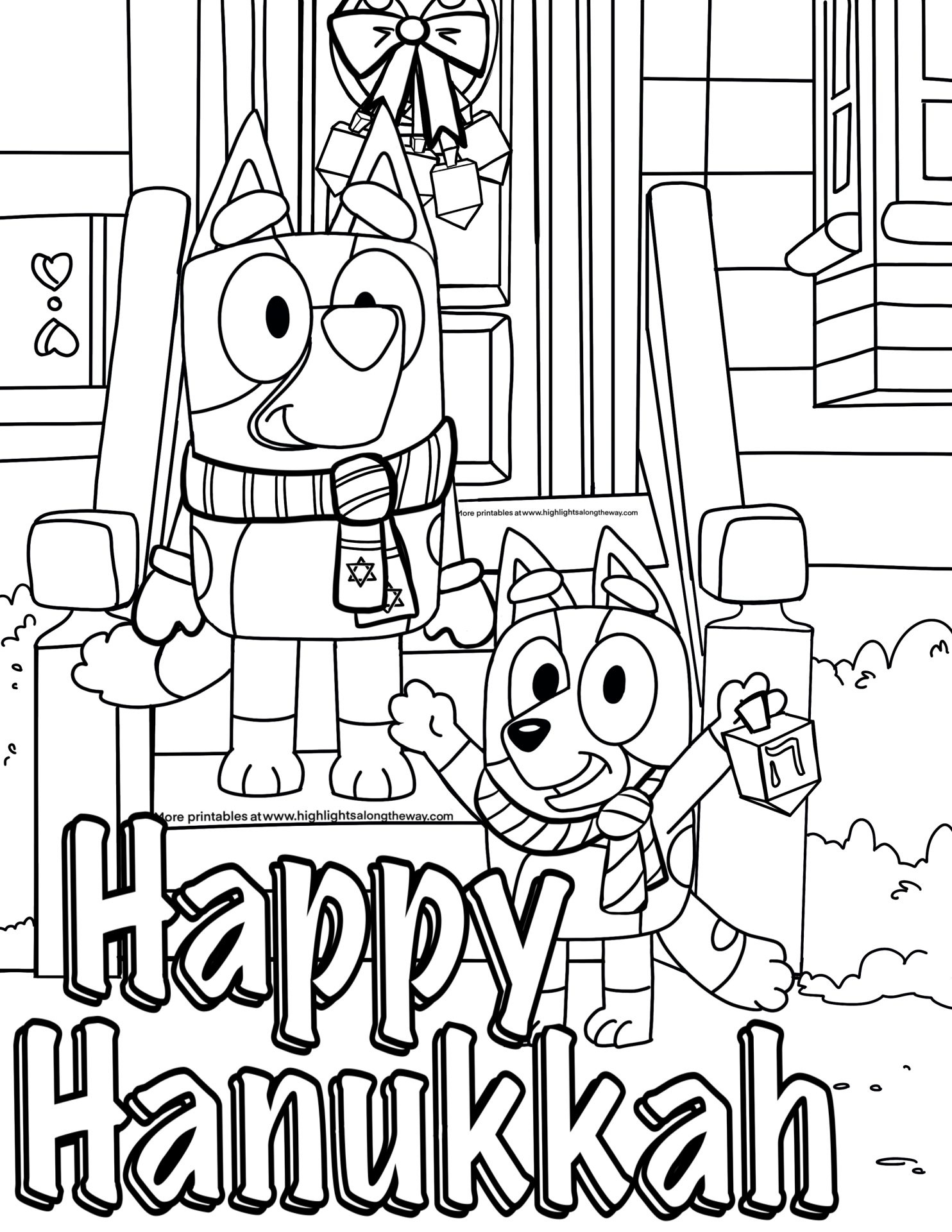 hanukkah coloring pages printable hanukkah coloring pages printable