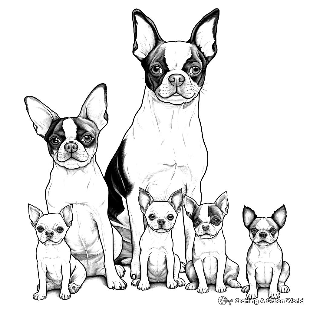 Boston Terrier Coloring Pages Free Printable Boston Terrier Coloring Pages Free Printable