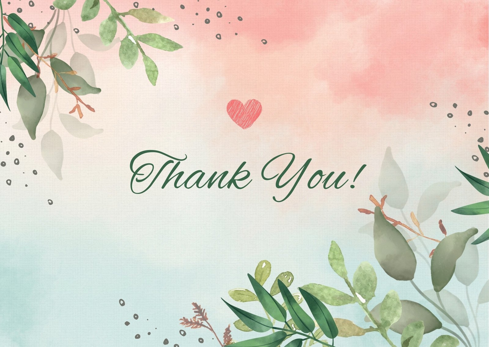 thank you card templates free thank you card templates free