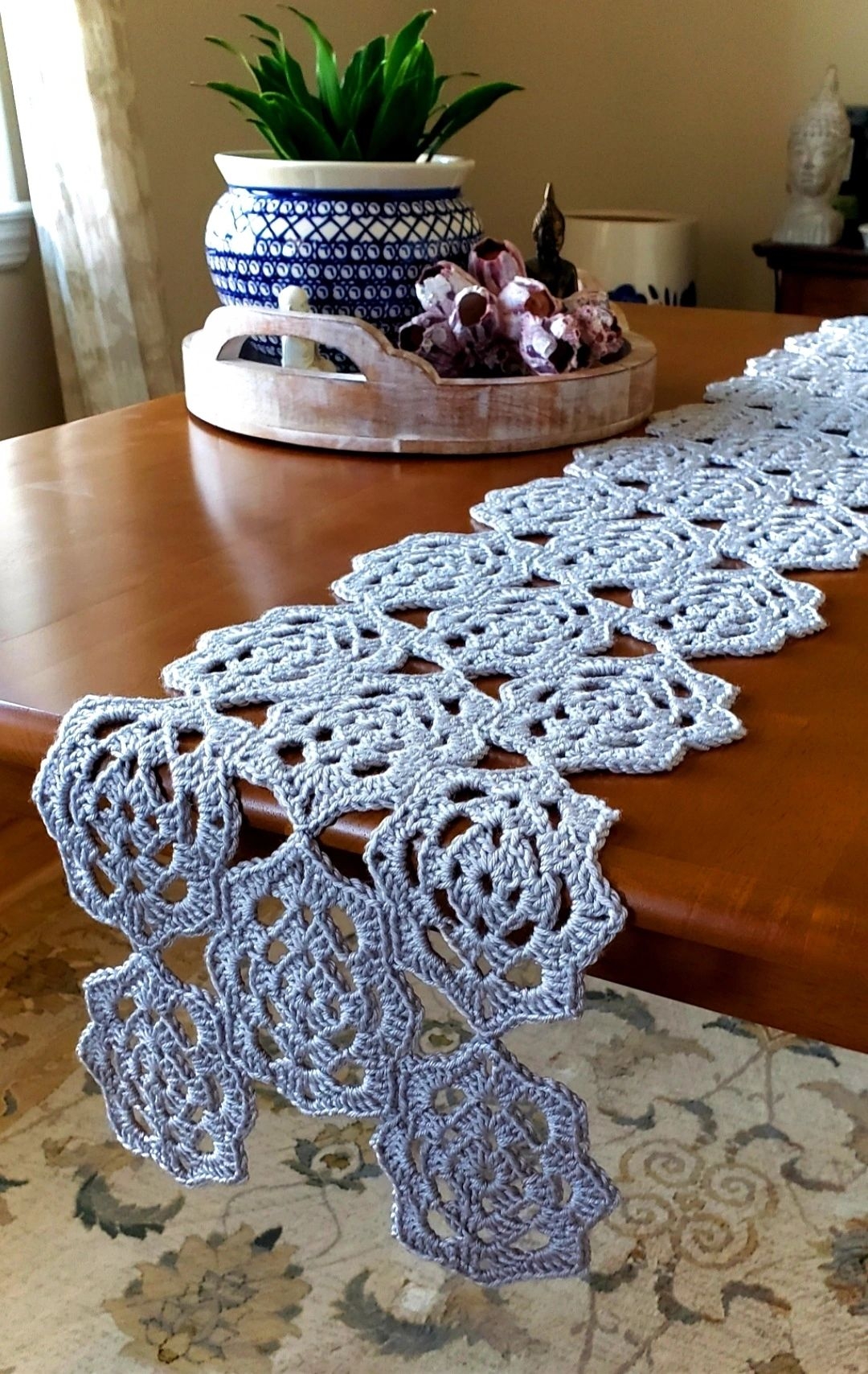 Celestial Motif Crochet Table Runner Free Crochet Pattern Celestial Motif Crochet Table Runner Free Crochet Pattern