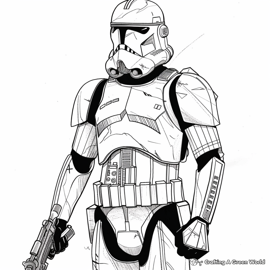 Clone Trooper Coloring Pages Free Printable Clone Trooper Coloring Pages Free Printable