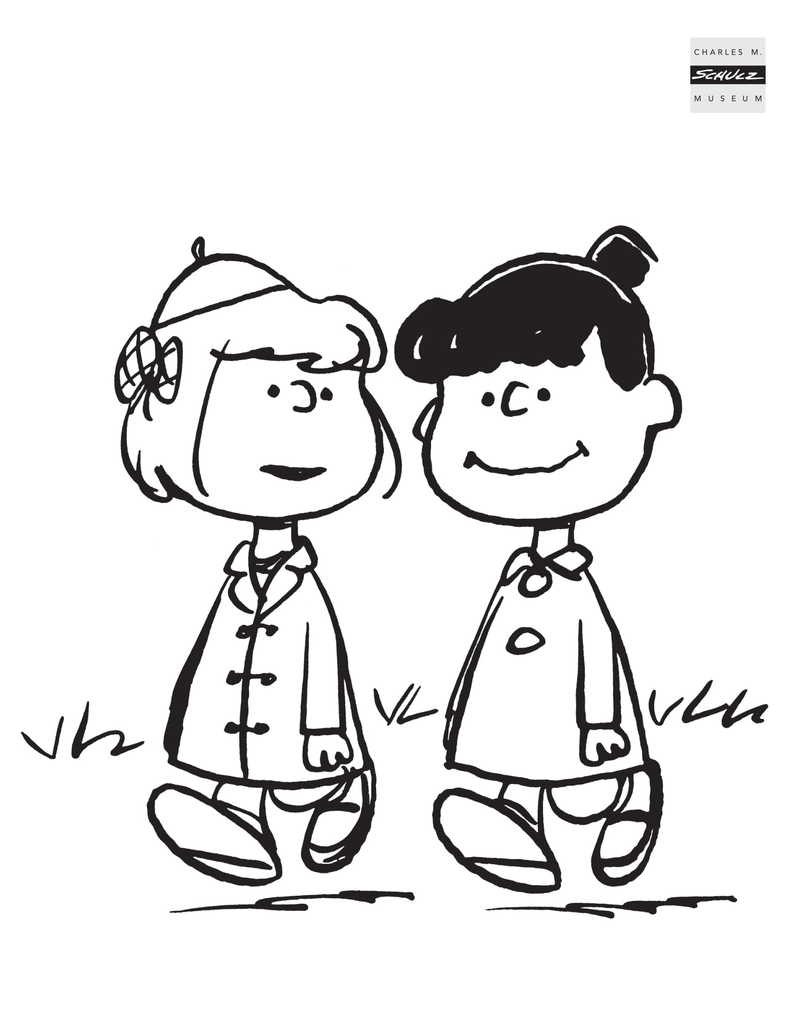 Coloring Sheets Charles M Schulz Museum Coloring Sheets Charles M Schulz Museum