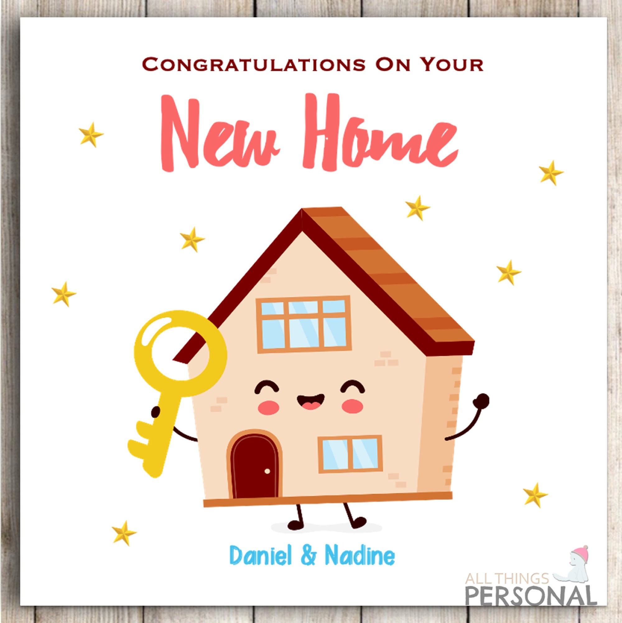 Congratulation On Your New Home Card House Warming Card Moving Home For First Home Friend Colleague Brother Sister Aunt Uncle Etsy