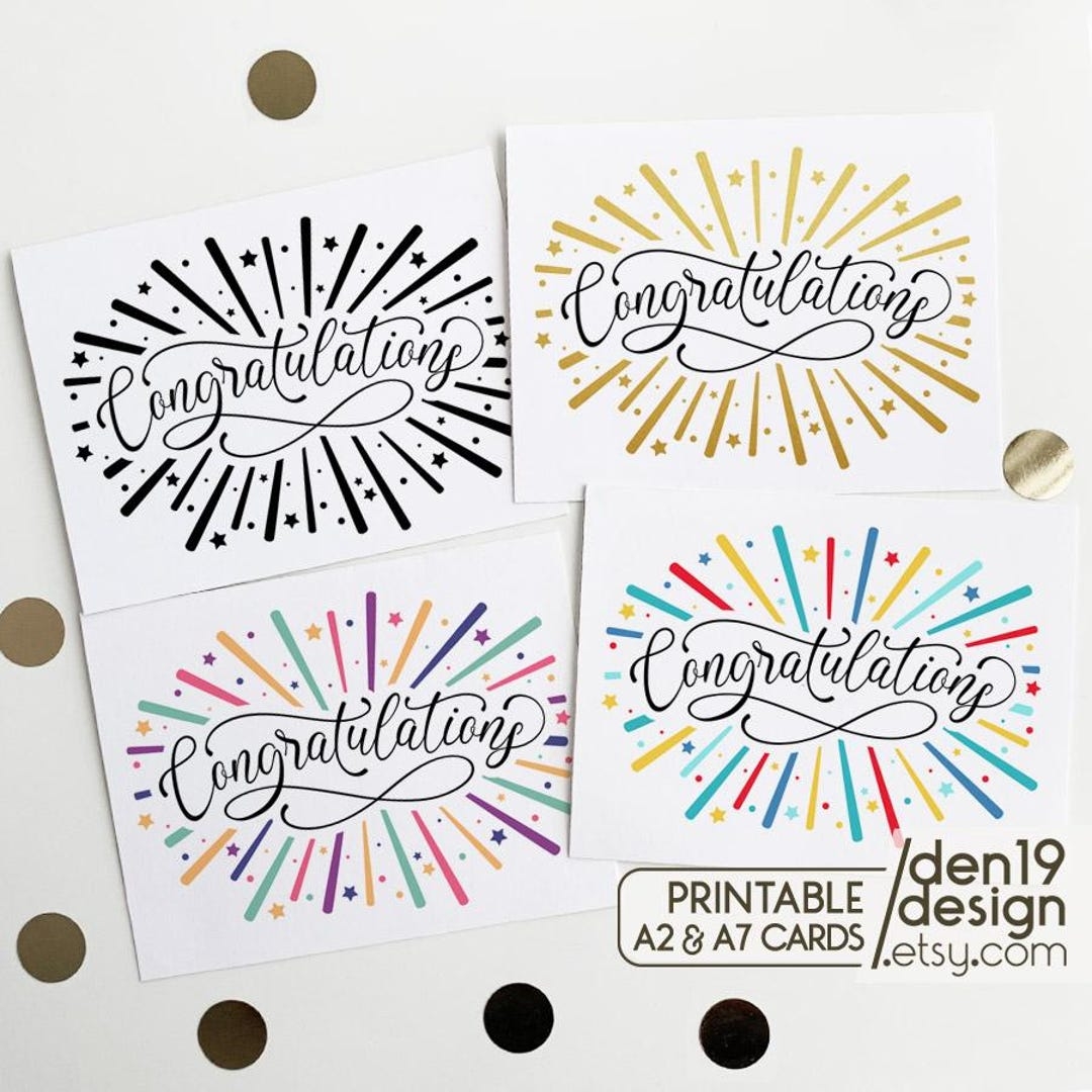 congratulations cards printable
