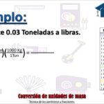 Conversi n De Toneladas A Libras unidades De Masa T cnica De Los Par ntesis Y Fracciones YouTube