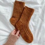 Cozy Coffee Bean Socks Free Knitting Pattern Kneedles Life