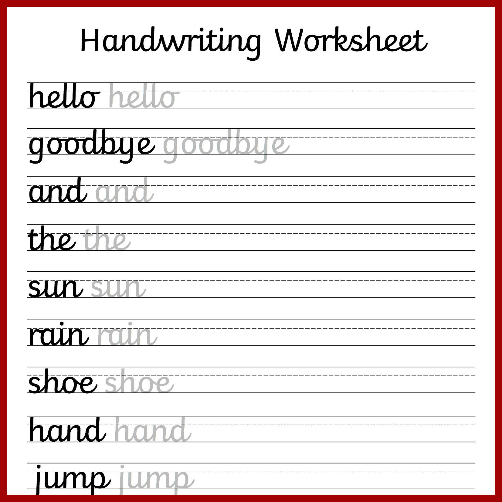 free printable cursive handwriting worksheets free printable cursive handwriting worksheets