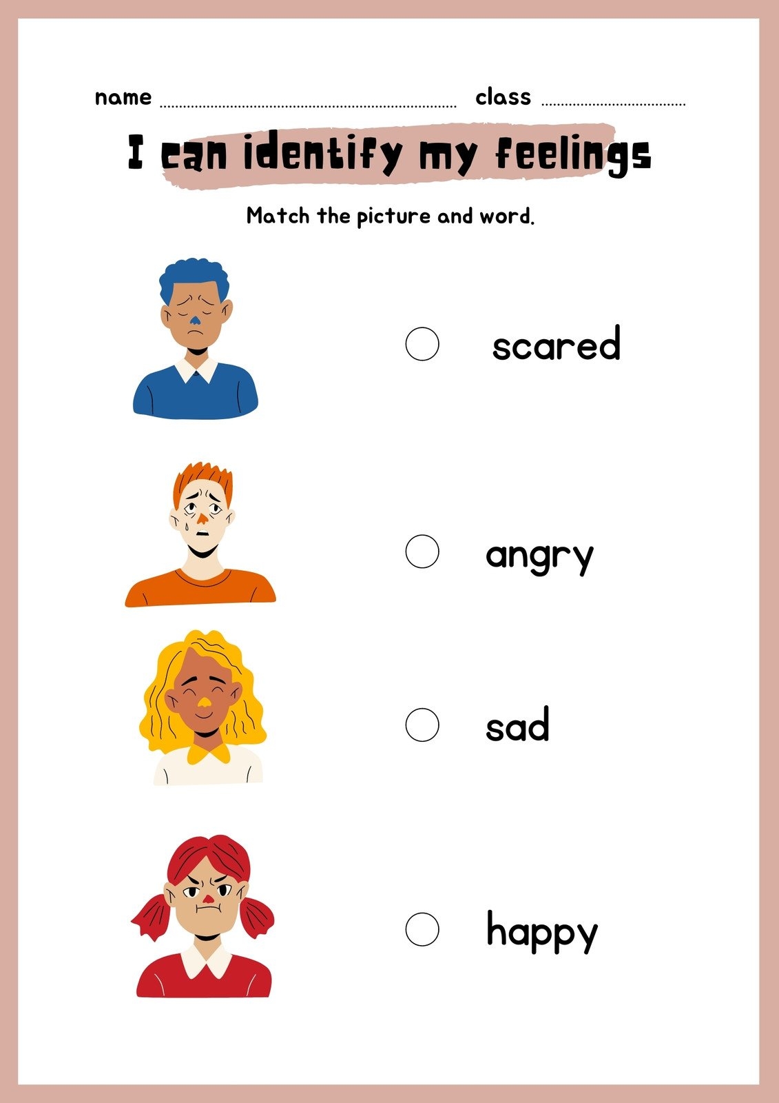 Customize 39 Emotions Worksheet Templates Online Canva Customize 39 Emotions Worksheet Templates Online Canva