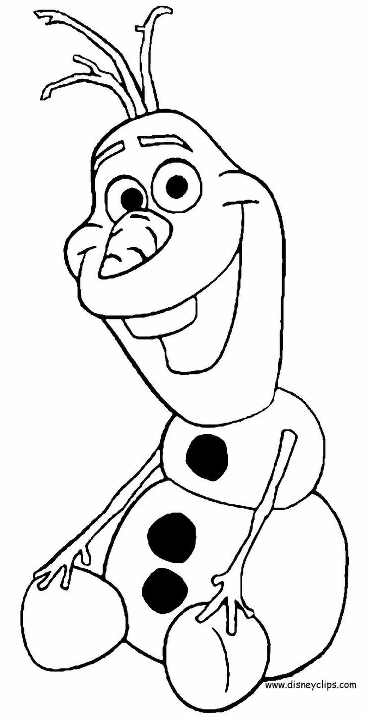 Cute Olaf Coloring Pages PDF Coloringfolder Cute Olaf Coloring Pages PDF Coloringfolder