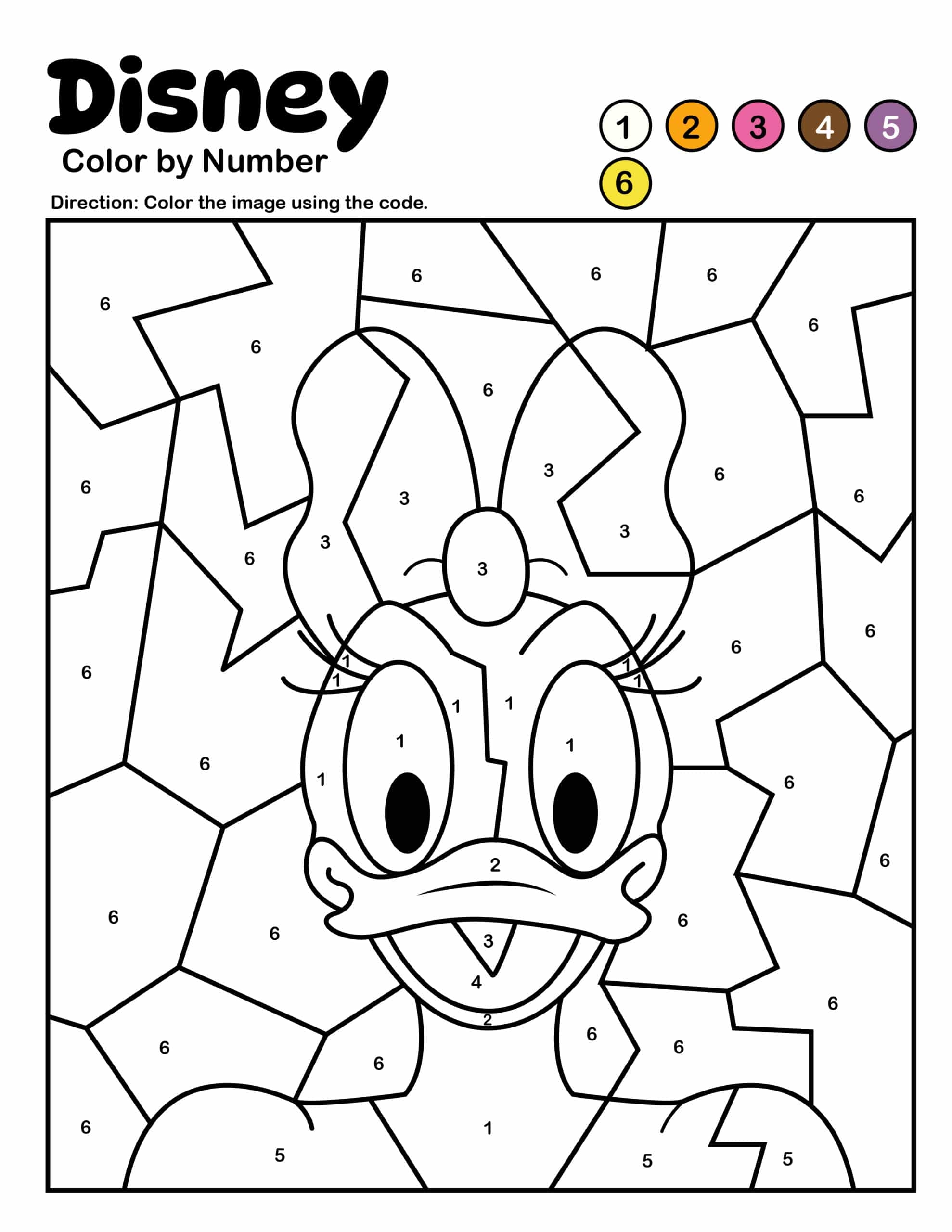 Disney Color By Number Kids Activity Zone Disney Color By Number Kids Activity Zone