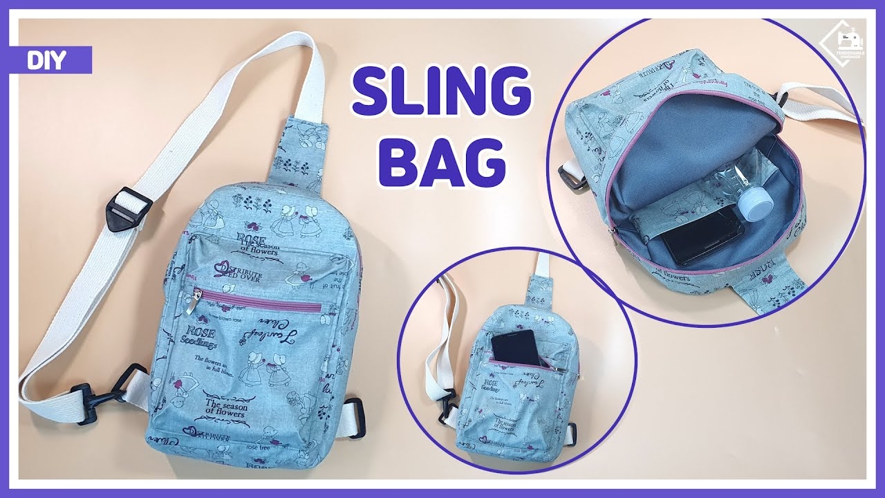 DIY Crossbody Sling Bag Messenger Bag Free Pattern Sewing Tutorial Tendersmile YouTube DIY Crossbody Sling Bag Messenger Bag Free Pattern Sewing Tutorial Tendersmile YouTube