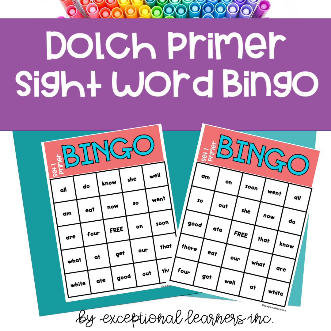 Dolch Primer Bingo Game And Literacy Center Made By Teachers Dolch Primer Bingo Game And Literacy Center Made By Teachers