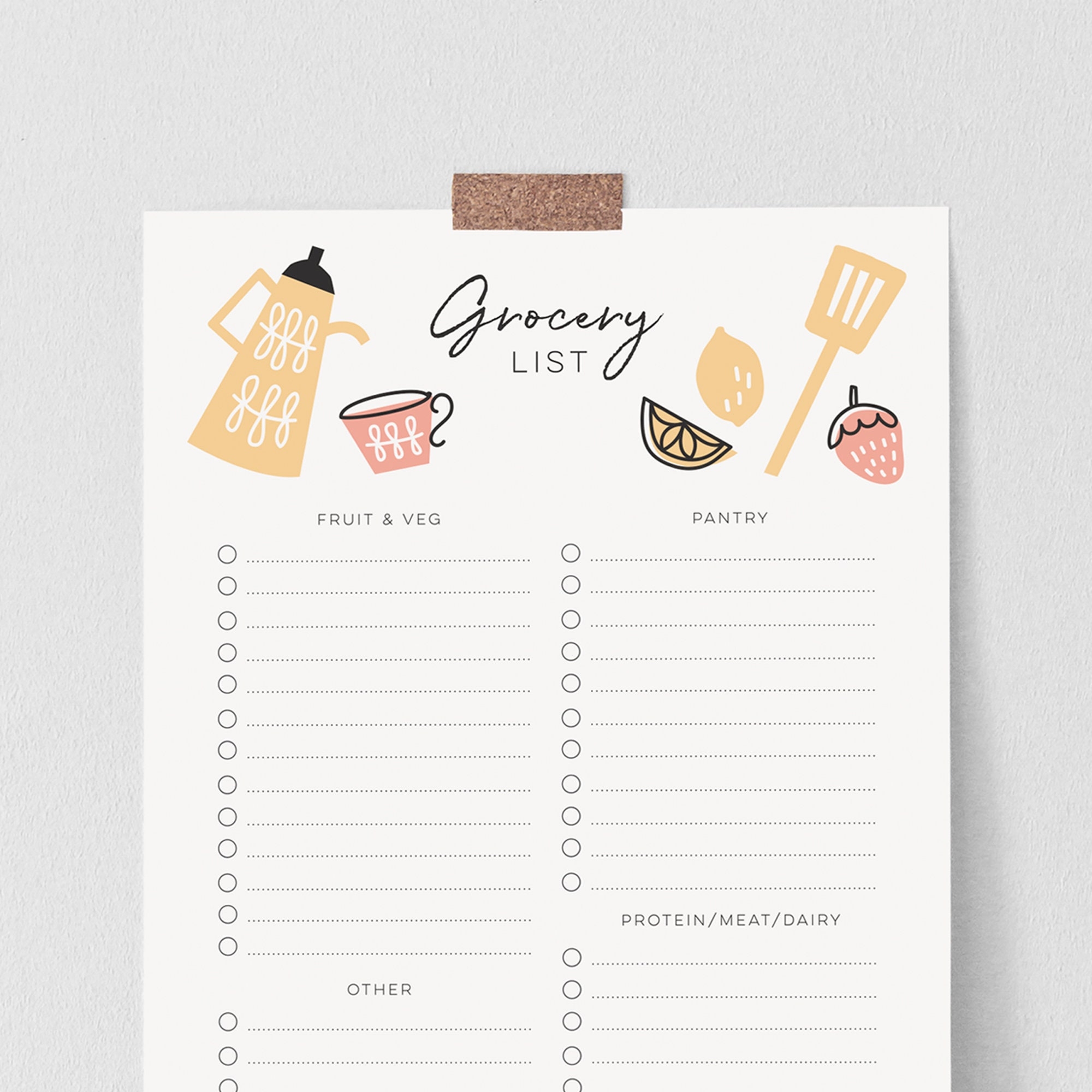 cute shopping list template cute shopping list template