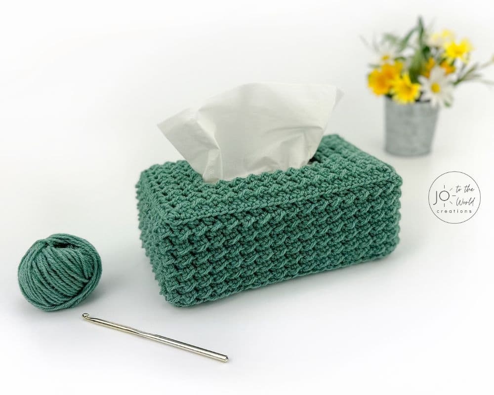 Easy Crochet Tissue Box Cover Free Pattern Jo To The World Creations Easy Crochet Tissue Box Cover Free Pattern Jo To The World Creations