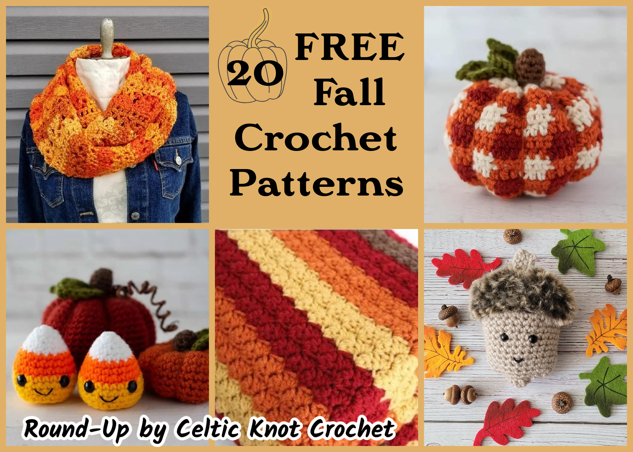 Fall Crochet Pattern Round Up FREE Patterns At Celtic Knot Crochet Fall Crochet Pattern Round Up FREE Patterns At Celtic Knot Crochet