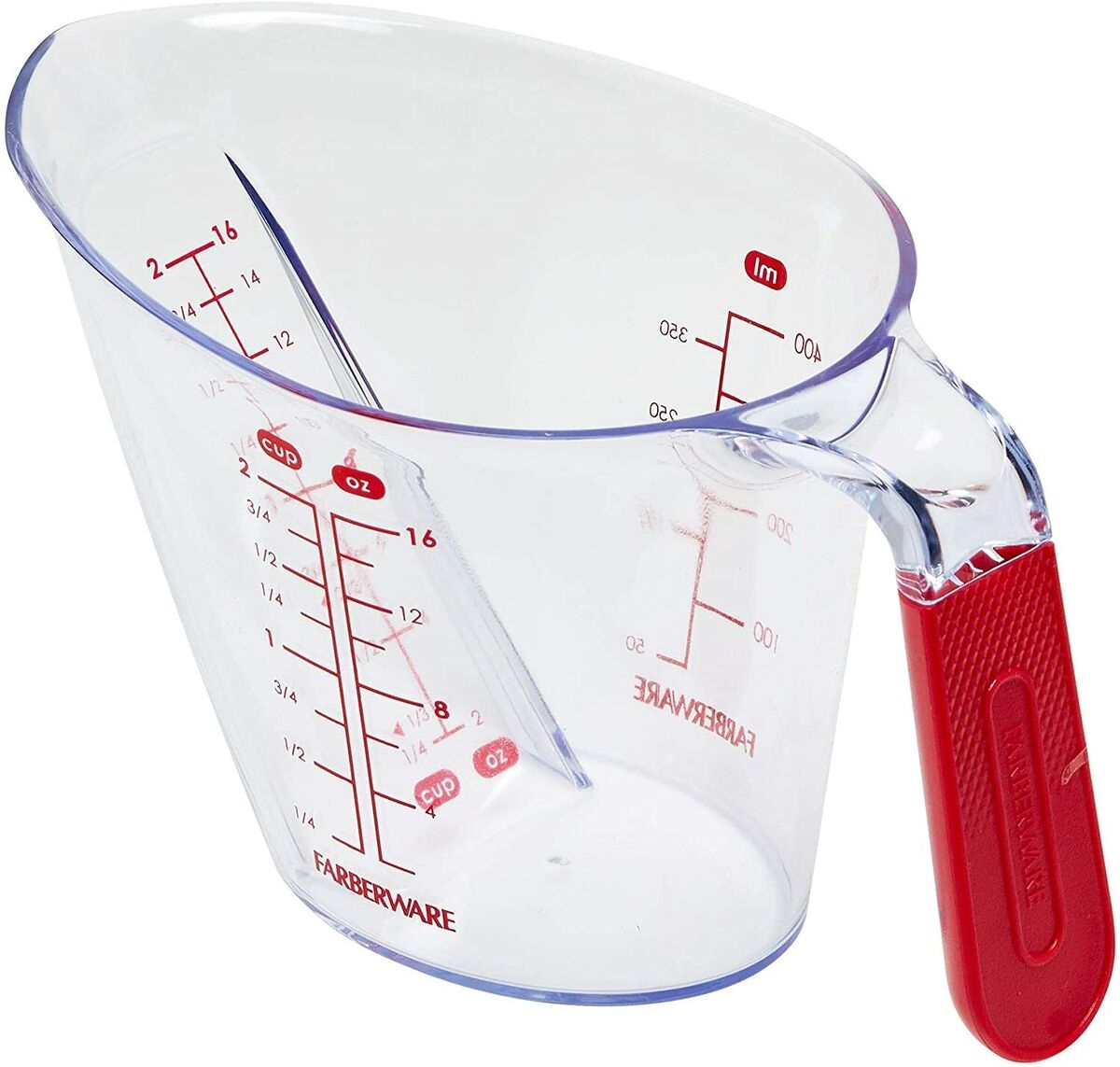 Farberware Pro Angled Measuring Cup 2 Cup 16 Fl Oz Red Markings Handle EBay Farberware Pro Angled Measuring Cup 2 Cup 16 Fl Oz Red Markings Handle EBay