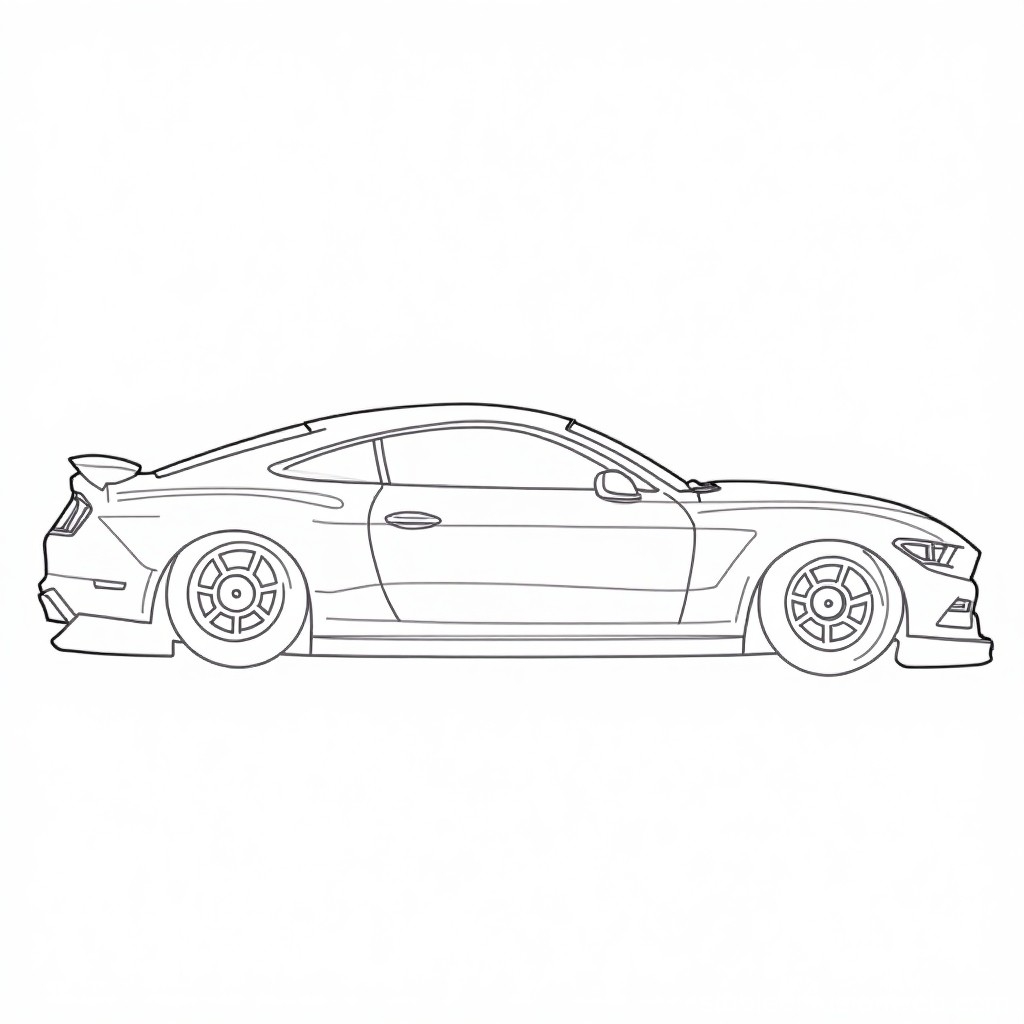 Ford Mustang Coloring Page Prompts Stable Diffusion Online Ford Mustang Coloring Page Prompts Stable Diffusion Online