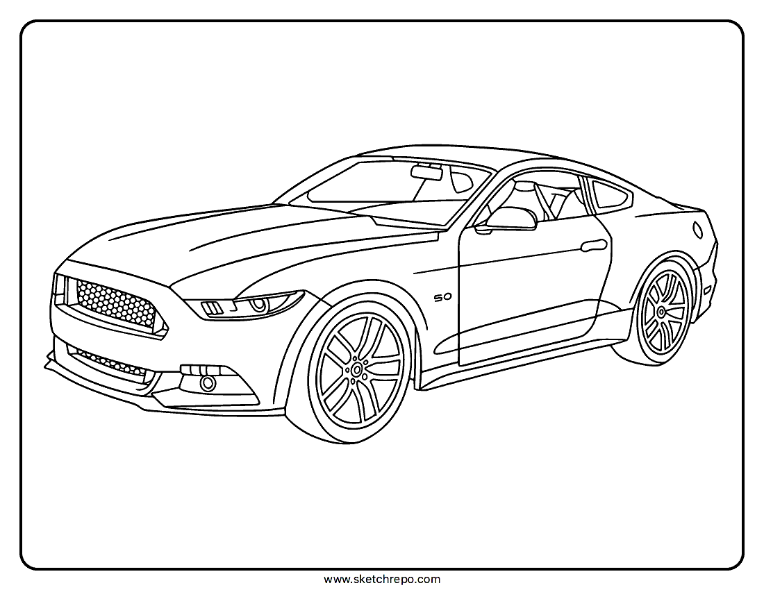 coloring pages ford mustang coloring pages ford mustang