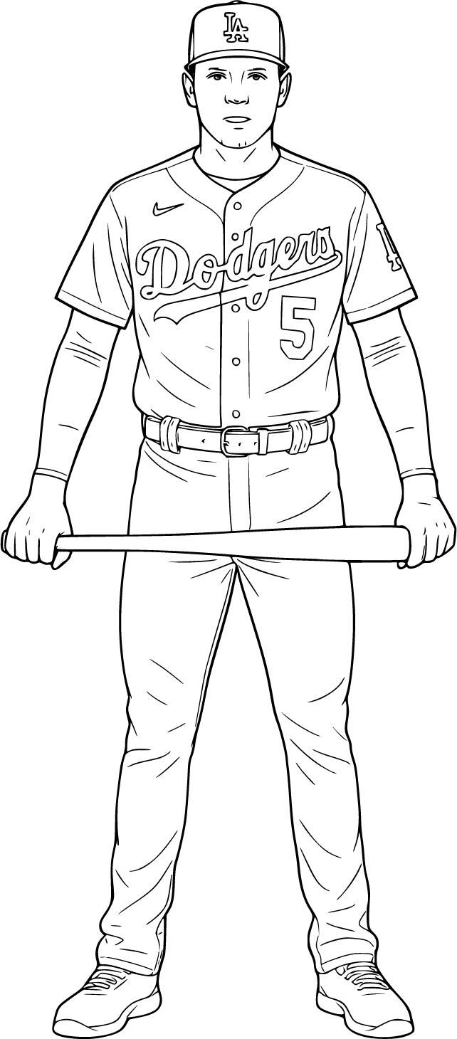 Freddie Freeman Coloring Pages 100 Free Printable Fun