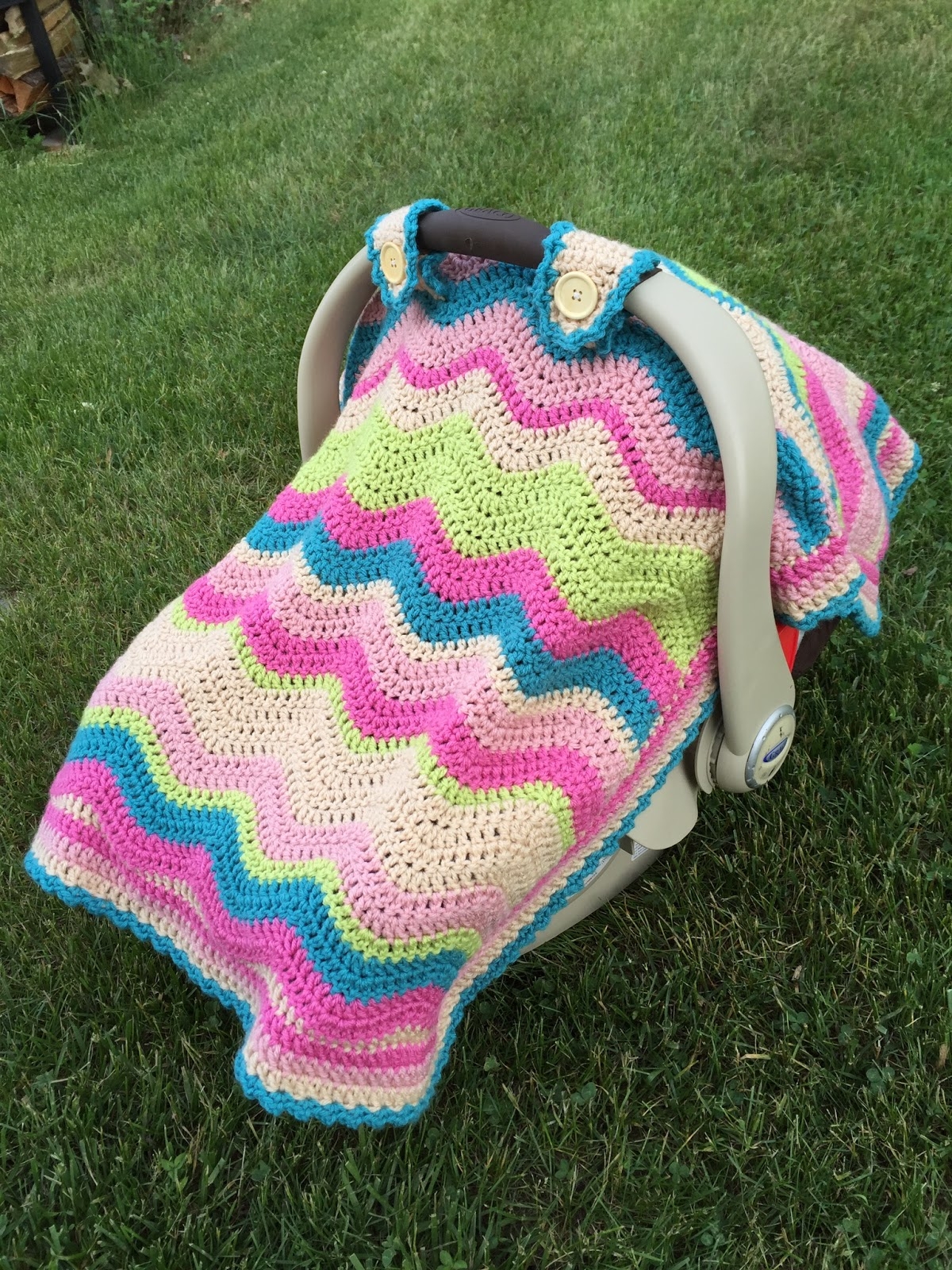 Free Crochet Pattern Emerson Car Seat Cover Or Baby Blanket Free Crochet Pattern Emerson Car Seat Cover Or Baby Blanket