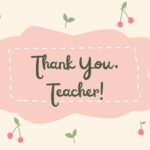 Free Custom Printable Teacher Thank You Card Templates Canva