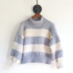 Free Oversized Chunky Knit Sweater Pattern Step By Step Tutorial Ashley Lillis