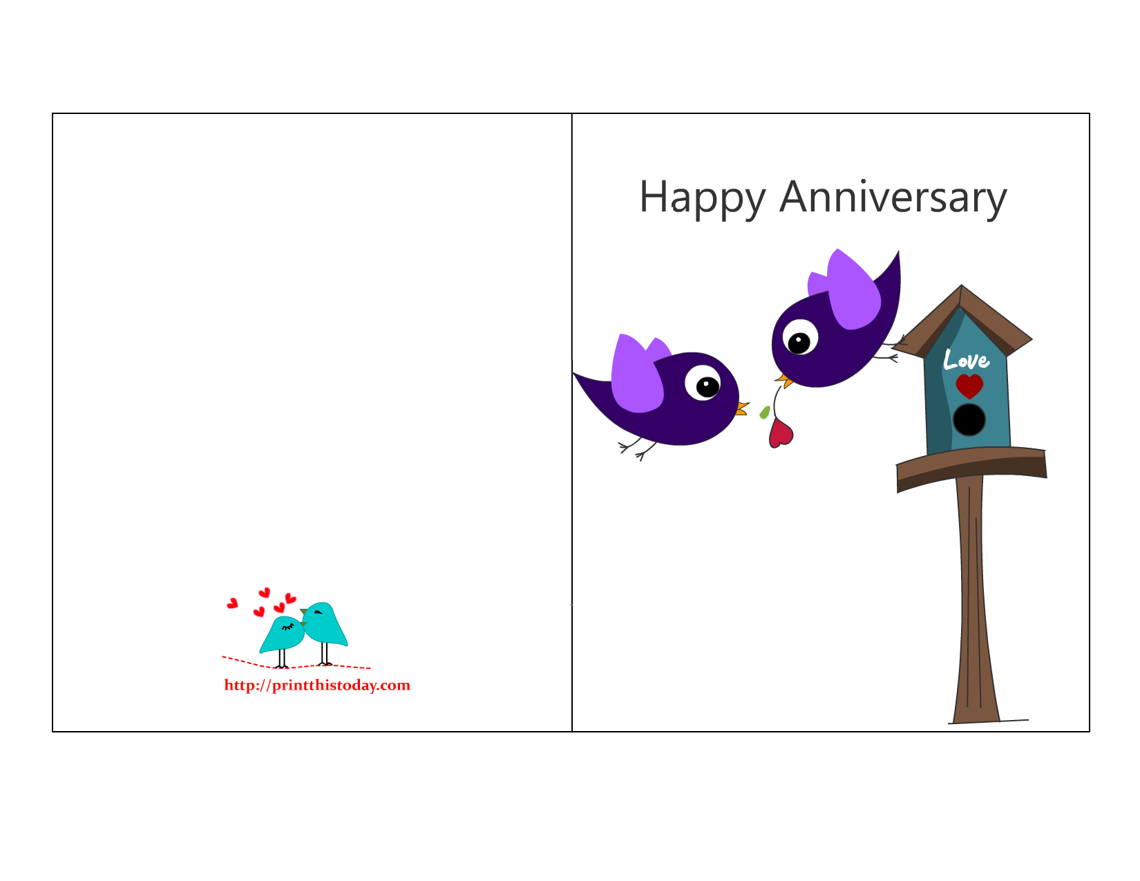 Free Printable Happy Anniversary Cards Worksheets Library